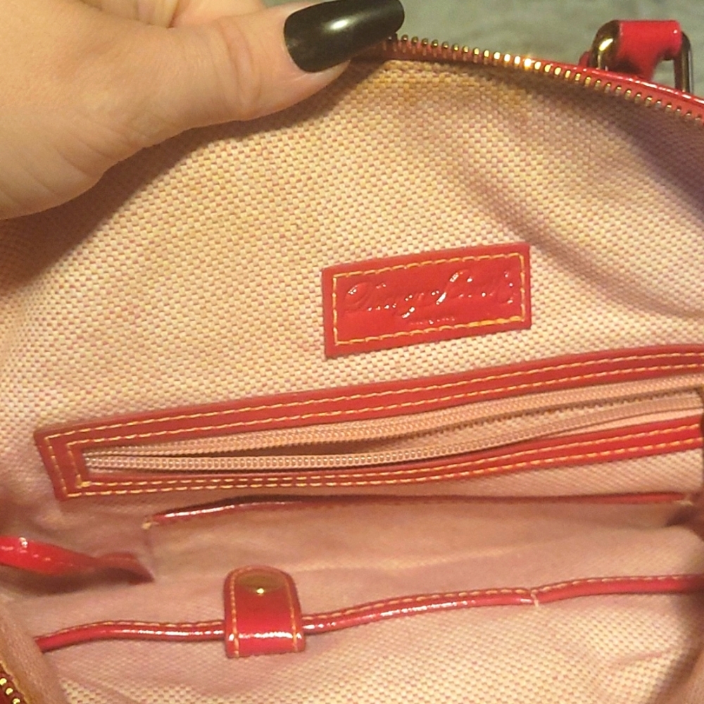 Dooney & Bourke Fuchsia Patent Leather Handbag - Picture 11 of 16